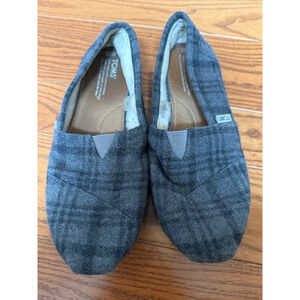 Toms Women’s Wool Flannel Flats Size 10 EUC